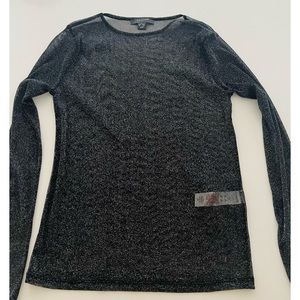 Black silver glitzey fun top / tunic